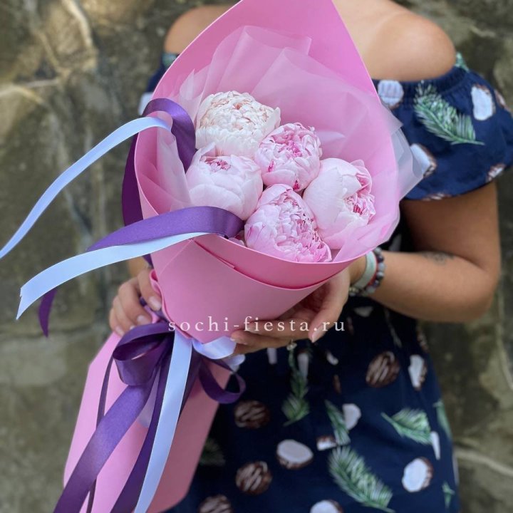 Букет пионов "НАЙ" в Вологде