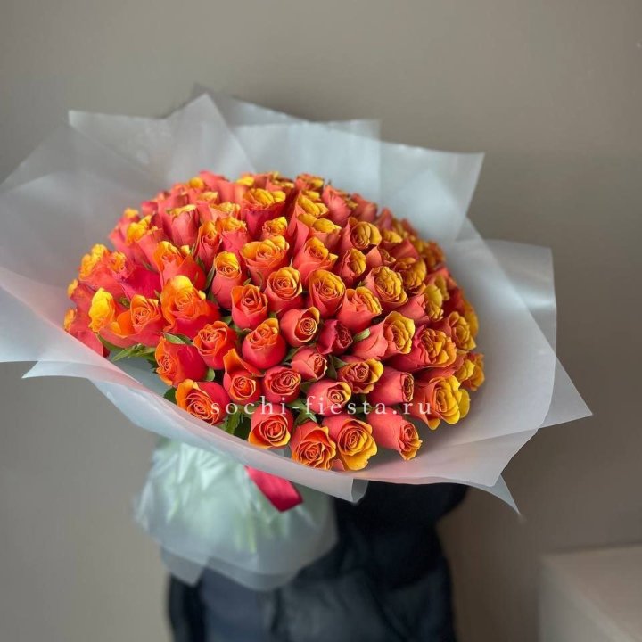 101 кенийская огненная роза  в Вологде