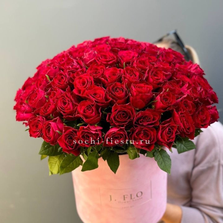 101 кенийская роза в цилиндре в Вологде