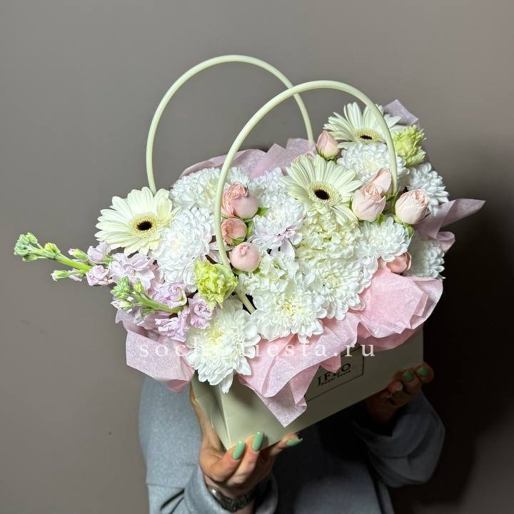 Сумочка "Белый рассвет" в Вологде