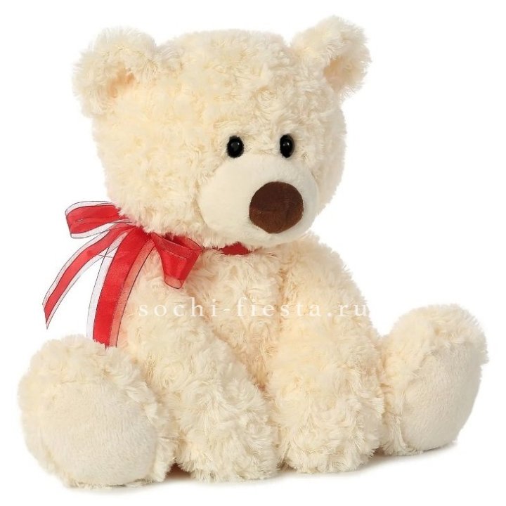 Белый плюшевый мишка  в Вологде
