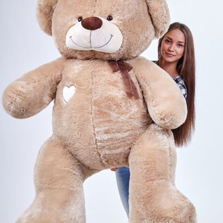 Бурый плюшевый мишка большой в Вологде