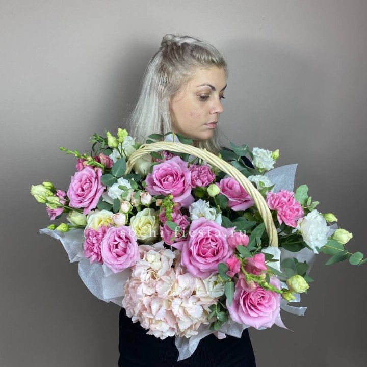 Цветочная корзина № 5 в Вологде
