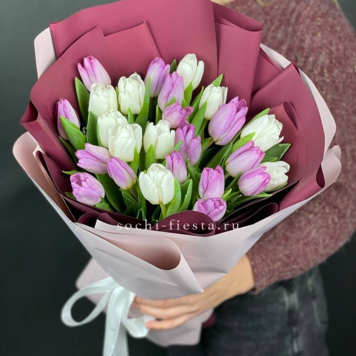 25 тюльпанов микс в Вологде
