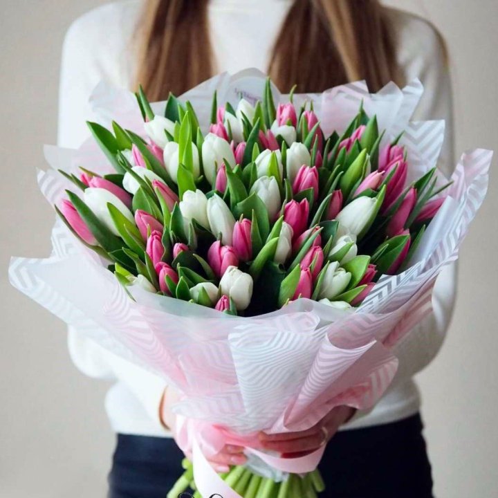 Букет тюльпанов "Лолита" в Вологде