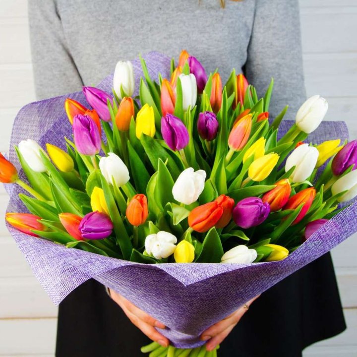 51 тюльпан "Рандом" №2 в Вологде