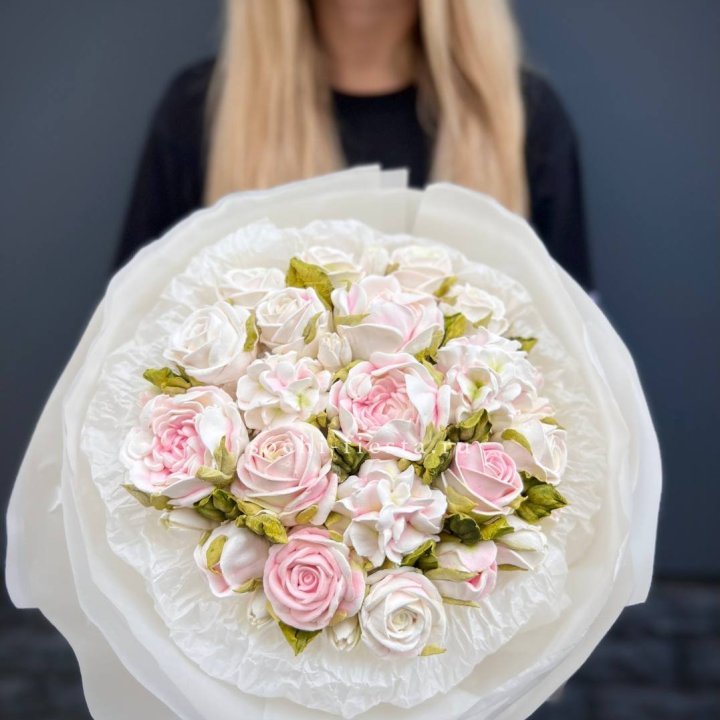 Сладкий букет из ЗЕФИРА нежный в Вологде